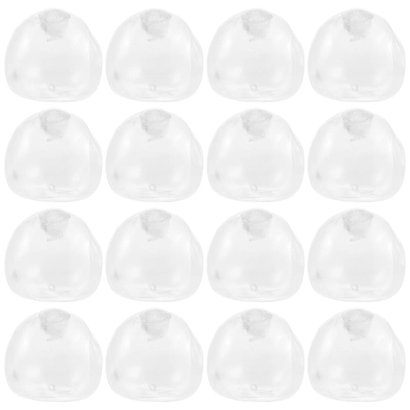 

20pcs Fillable Squeeze Ball Shells Clear Tpr Hollow Spheres For Diy Stress Relief Craft Kids Adults Replacement Parts Fidget