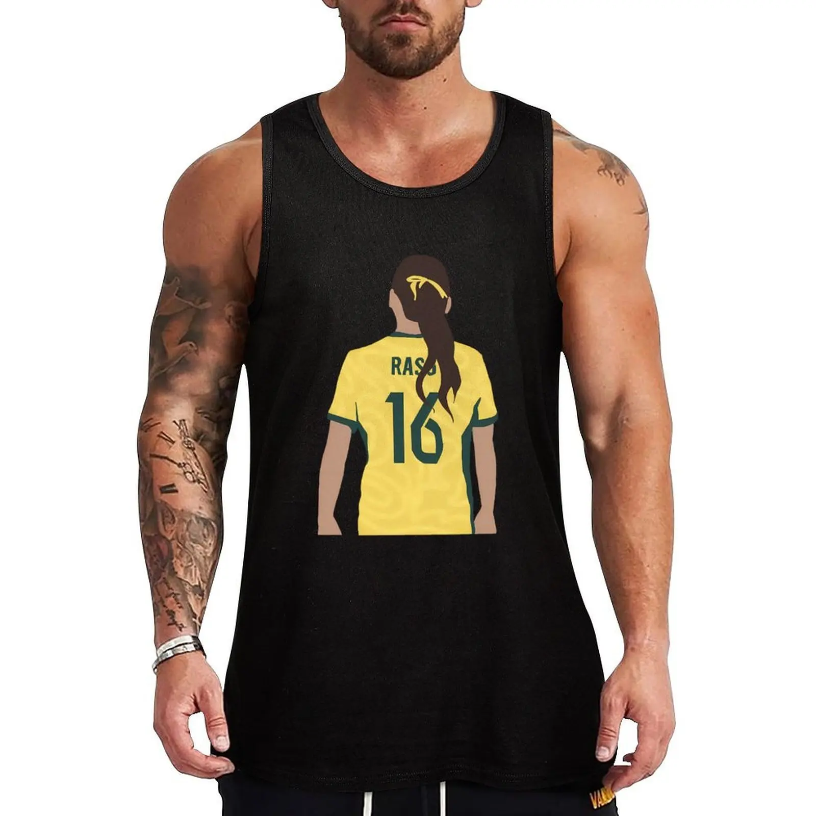 Camiseta sin mangas Hayley Raso, informal, holgada, para uso diario