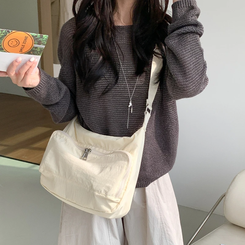 

Модные женские сумки через плечо в стиле Ins, корейские модные сумки на плечо, легкие повседневные и простые сумки для поездок на работу, весна-лето