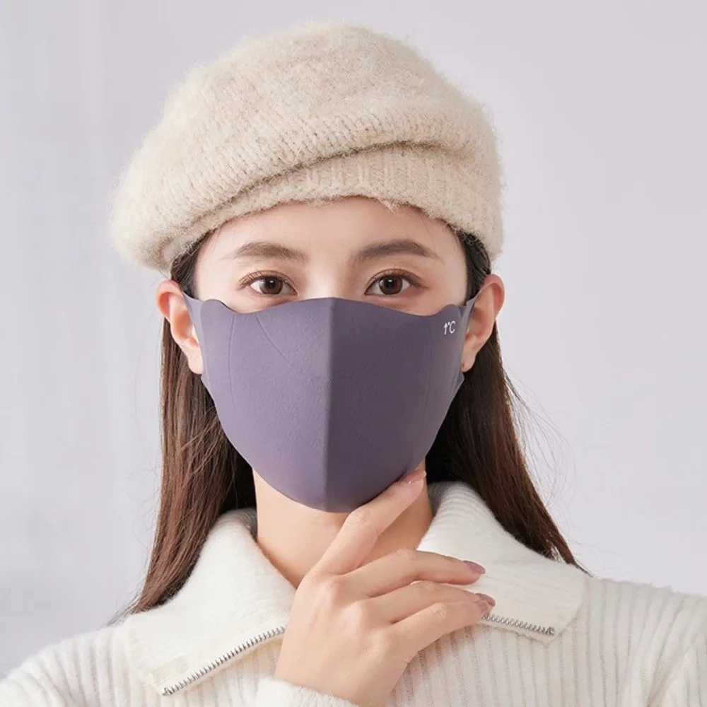 Nuevo Máscara cálida y transpirable, velo facial lavable a prueba de polvo, cubierta para la cara, Otoño e Invierno