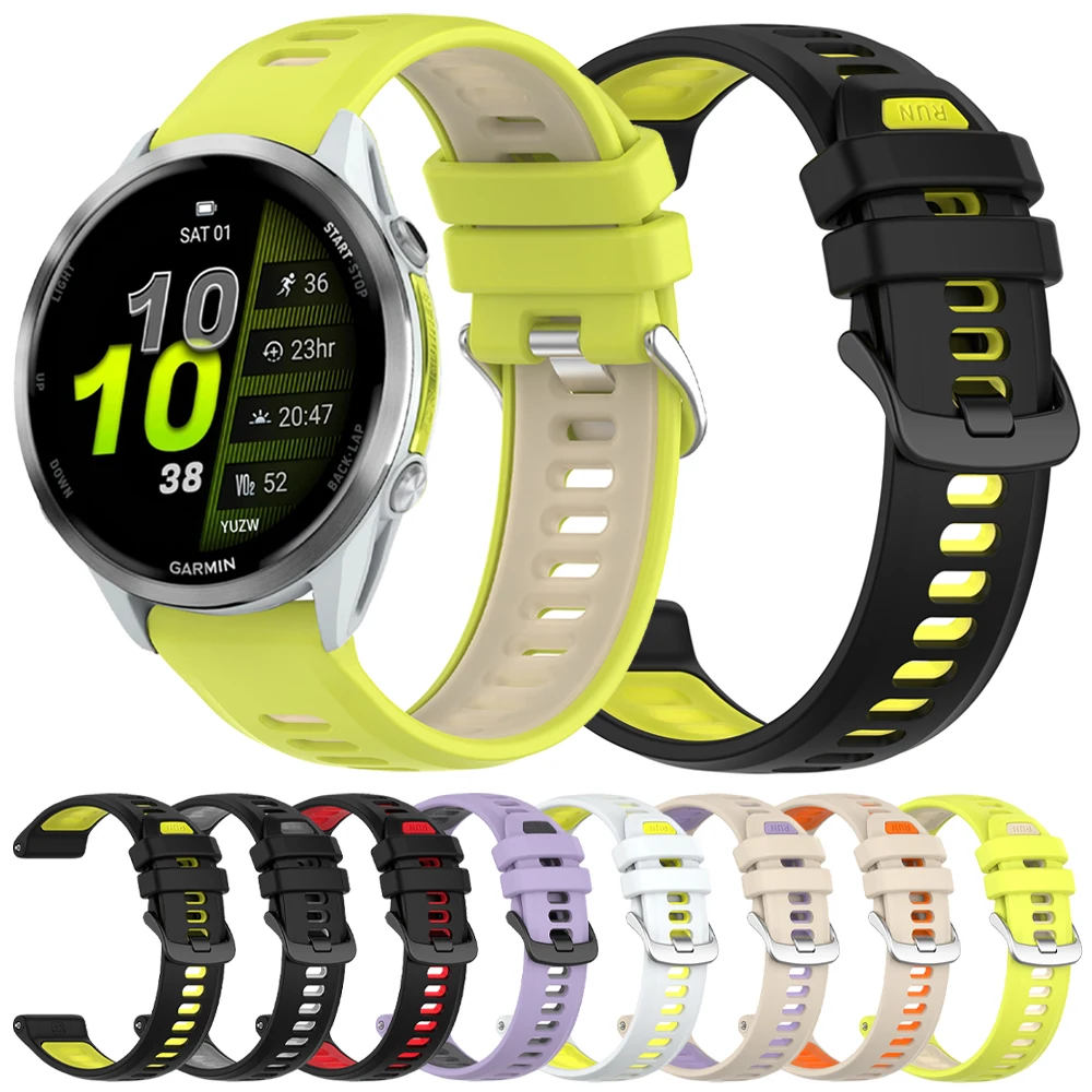 Sport Silikon Armband Für Garmin Forerunner 970 Quick Release Offizielle Bands Für Forerunner 965 955 945 935 745 Armband Correa