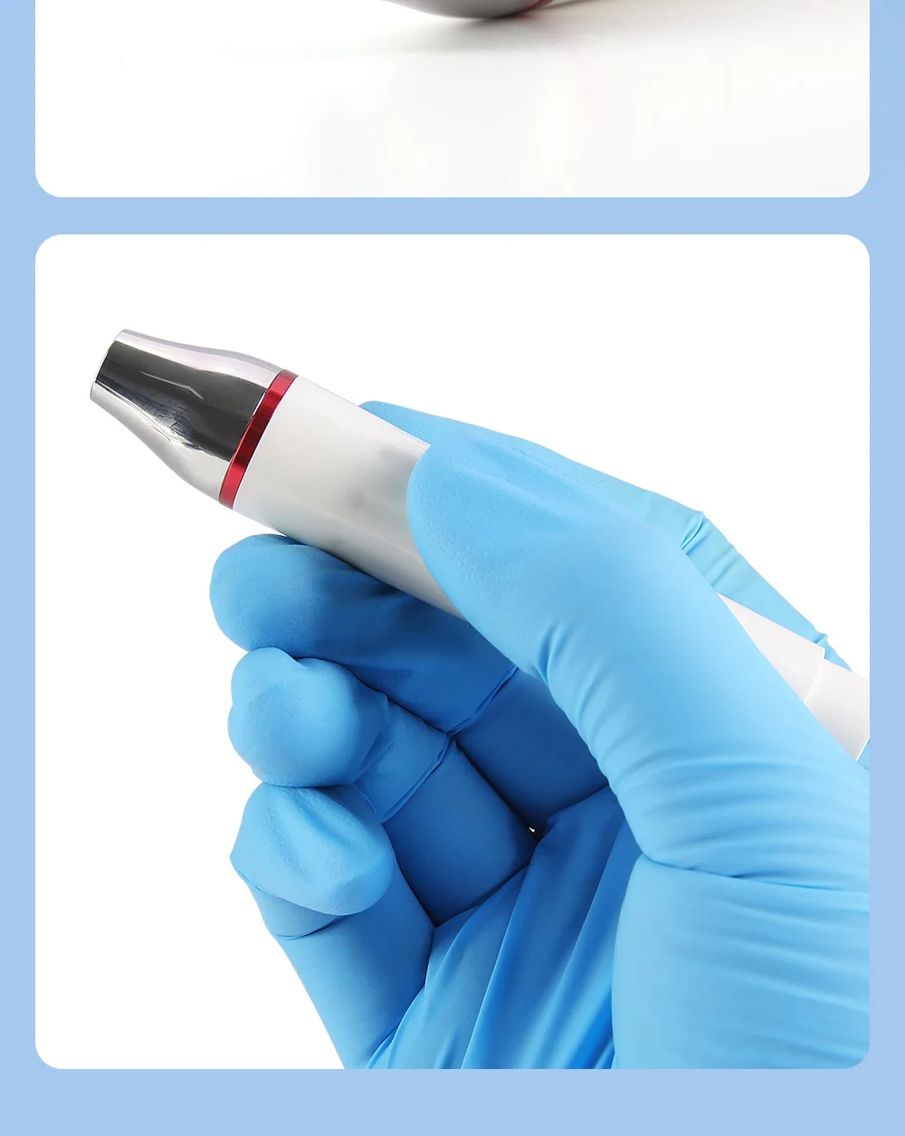 AZDENT Dental Ultraschall-Piezo-Scaler-Handstück mit LED-Beleuchtung, Plug-in-Griff, passend für EMS Woodpecker VRN DTE SATELE Ultraschall-Scaler – Detail 9