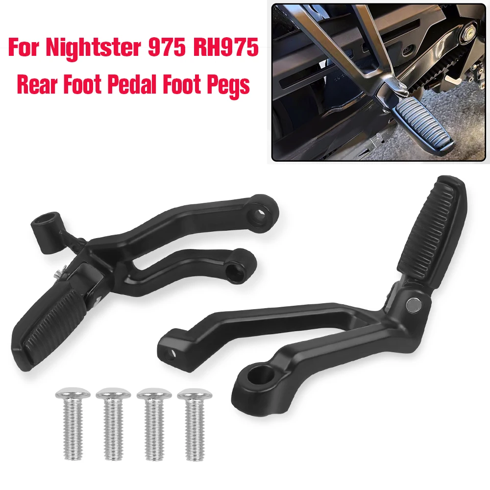 RH 975 2022 Passenger Footpeg Mount Peg Kit Foot Pedal Compatible With Harley Nightster 975 RH975 2023 Foot Pegs Footrest