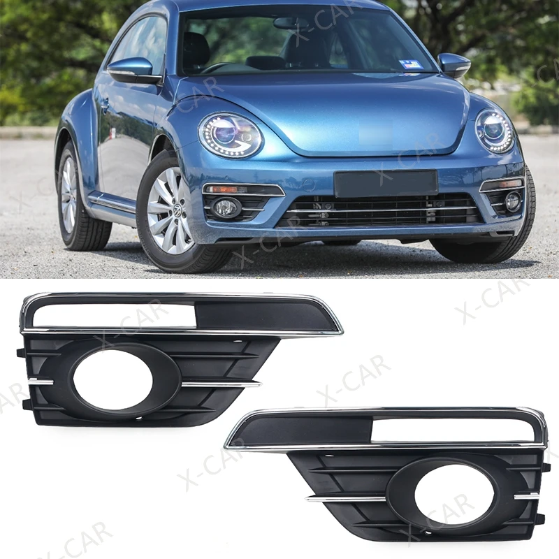 Для VW Beetle 2016 2017 2018 2019 передний бампер противотуманная фара крышка рамка решетка 5C 5854662 J 5C 5854661 К 5С 5854661 J