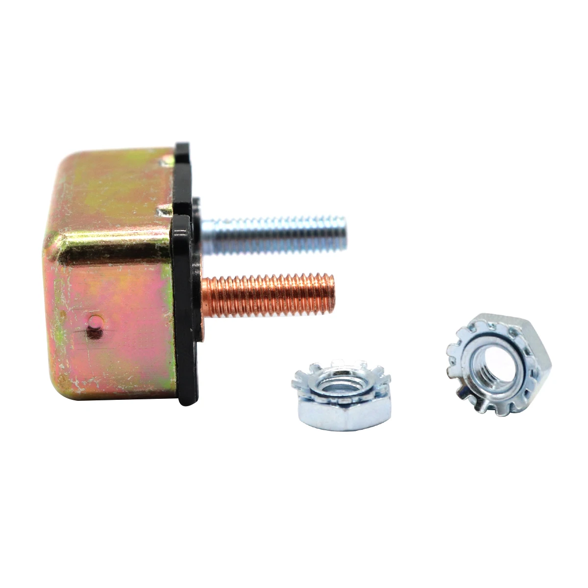 

Auto Reset Circuit Breaker 15A 12-28V Miniature Intelligent Power Off For Chargers Trucks Electric Cars Car