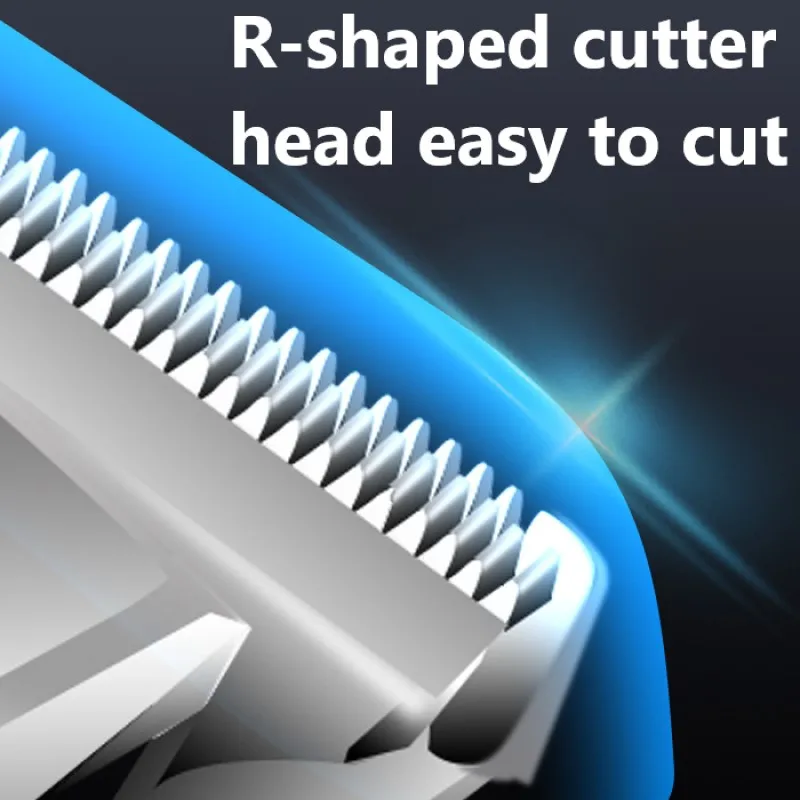 Kemei máquina de cortar cabelo profissional recarregável aparador barba máquina corte cabelo barbeador elétrico para o corpo barbear segurança navalha