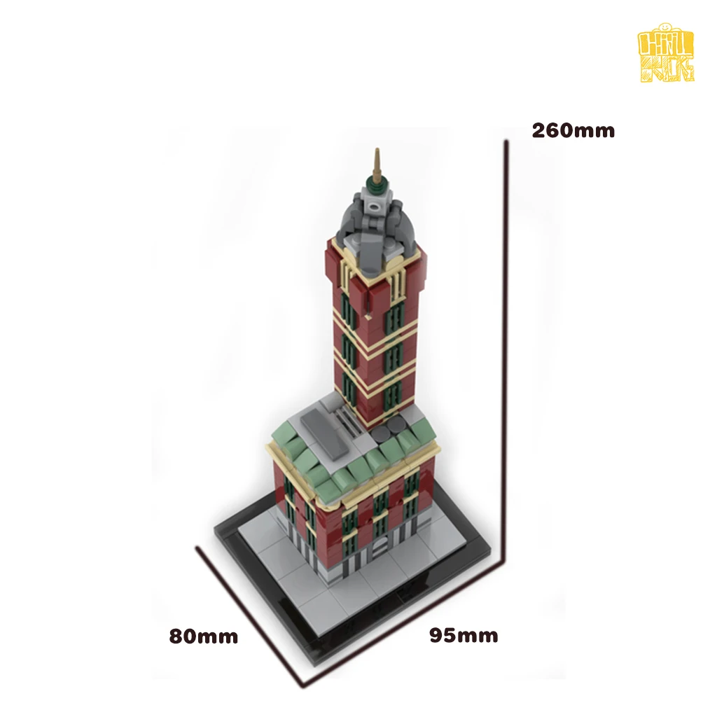 Moc tt012 Sänger Gebäude 1:800 Modell mit PDF-Zeichnungen Bausteine Ziegel Kinder Geburtstag Weihnachts geschenke