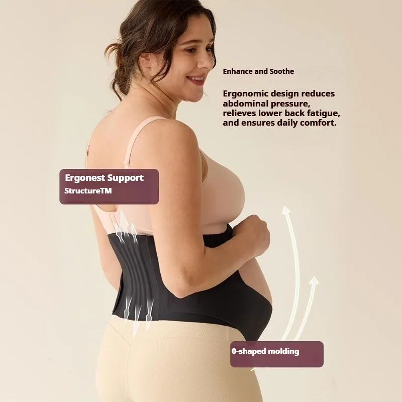 Zwangerschapsgordel uit één stuk Verstelbare tailleverzorging Zwangere ondersteuning Buikband Dunne zwangerschapsbuikbracebeschermer