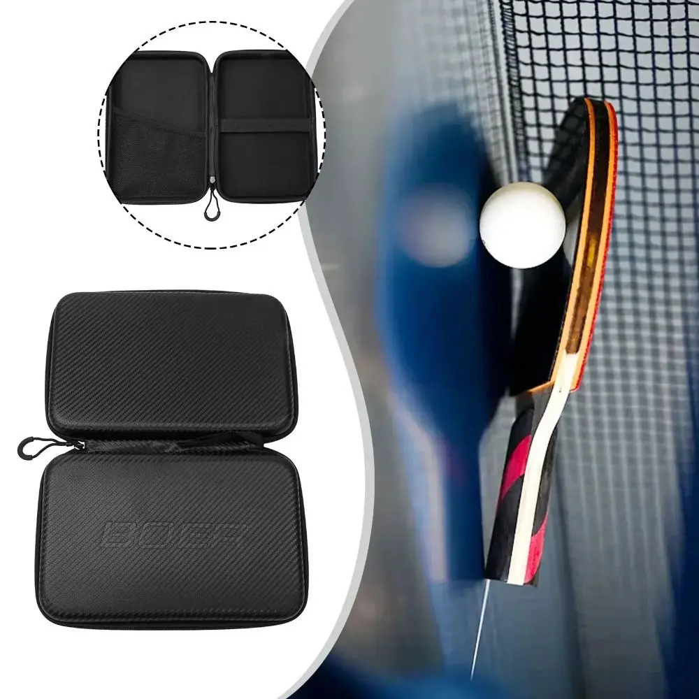 

Hard Shell Table Tennis Racket Bags Dustproof Protective Case Ping Pong Storage Bag Hand Strap Professional