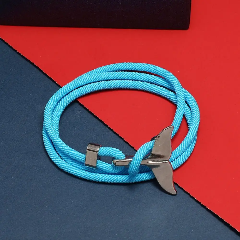 زوجين سبيكة العصرية المتخصصة تصميم هدية عيد ميلاد الرجال سوار الأزياء والمجوهرات الكورية نمط اليد حزام حبل مضفر سوار #5