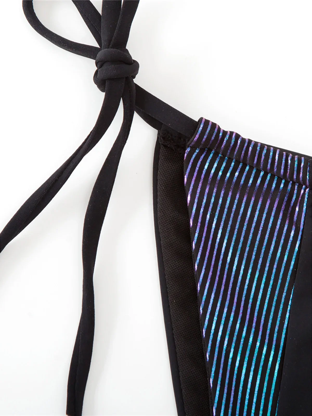 Splicing Halter บิกินี่ผู้หญิงชุดว่ายน้ําชุดว่ายน้ําหญิงชุดว่ายน้ําบิกินี่สองชิ้น Strappy สูงตัดขา Bather ชุดว่ายน้ําว่ายน้ํา K5240