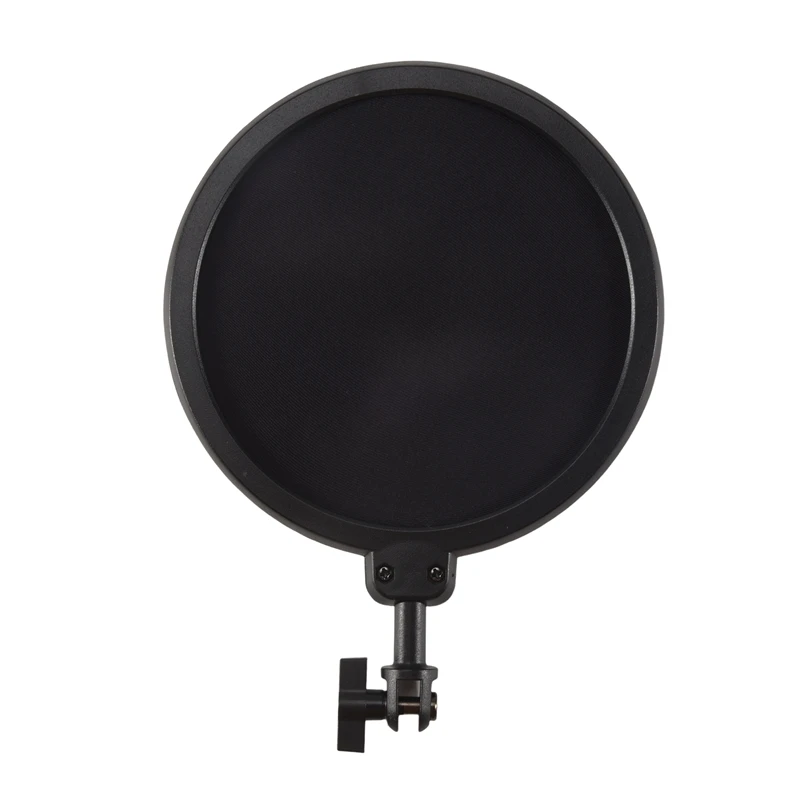 A73E-Professional Microphone Mic Shock Mount With Shield Articulating Head Holder Stand Bracket For Studio Broadcast