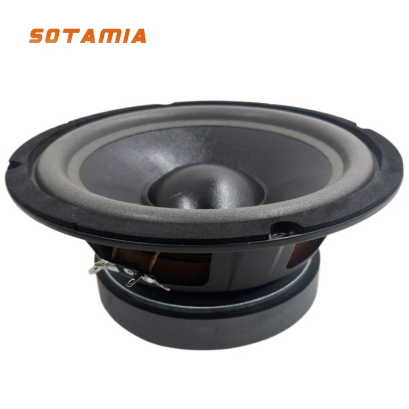 

SOTAMIA 1Pcs 6.5 Inch 200W Subwoofer Power Speaker 8 Ohm 35 Core Passive Speaker Subwoofer Home Hifi Music Bookshelf Loudspeaker