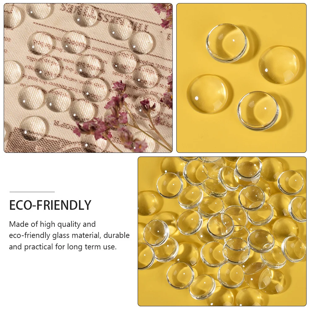 

100Pcs Nail Color Chart Glass Material Double Sided Nail Polish Display Perfect for Salon Manicure Tool Manicure Tool