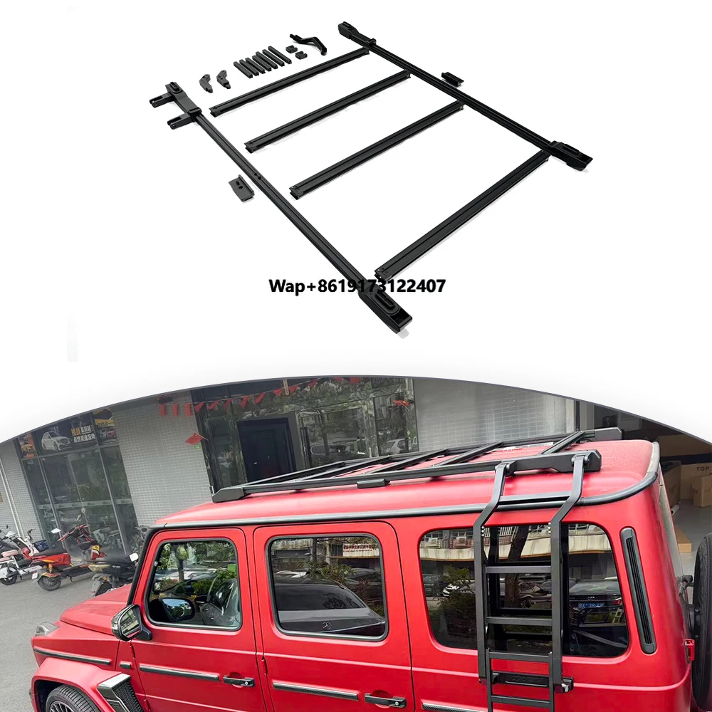 

2025 G Class G500 G63 G350 G Works Style Roof Rack Rail Cross Bar Luggage Carrier Car Accessories Auto Parts for W465 Roof Rack