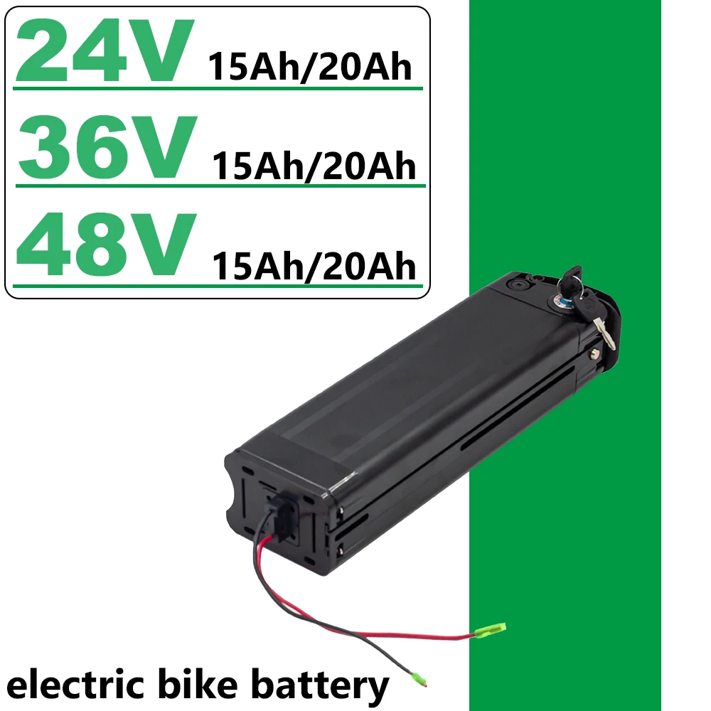 48V 20AH 15AH Silverfish Lithium Electric Bike 800W 500W 36V Lithium Ion Electric Bike Bicycle 48V 18650 Battery Pack