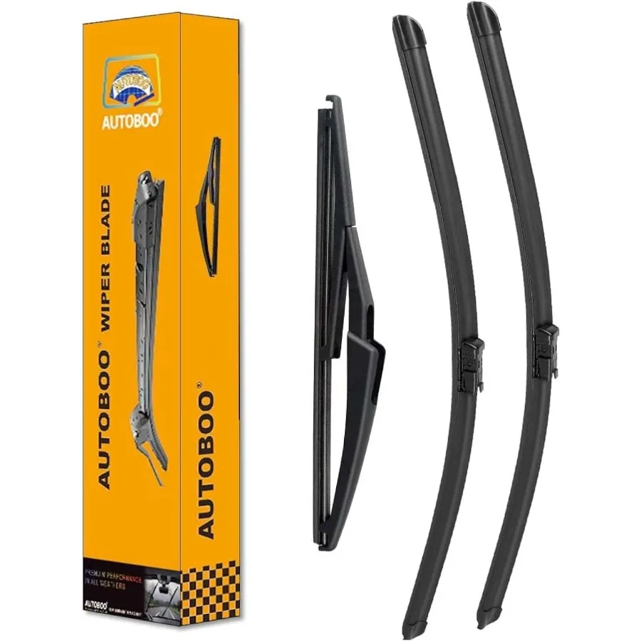 

22 Front Windshield Wipers and 20 Additional Windshield Wipers with 11 Rear Wiper Blade Replacement Set for Jeep Renegade Model