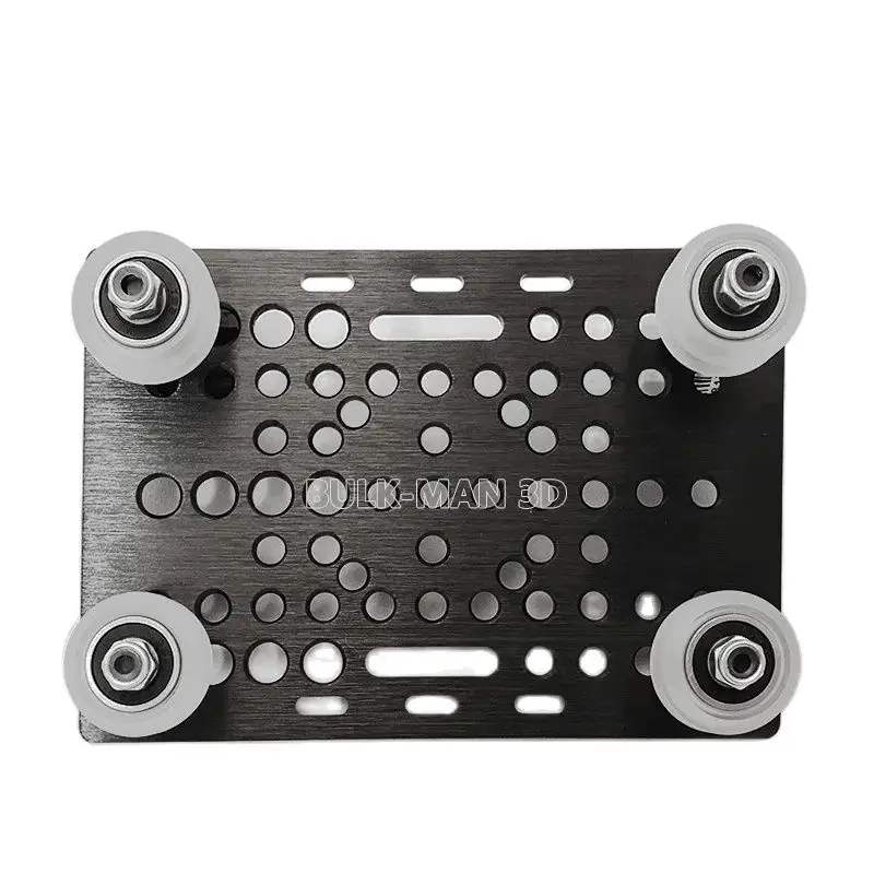 

Black Anodized Aluminium V-Slot Gantry Plate Set 2080 with V-Slot Solid V Wheel Kit for CNC Machine Parts