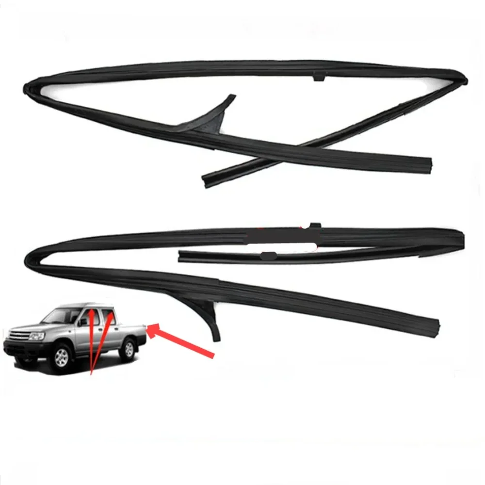 Bancs en caoutchouc pour verre de porte, Ramassage D22, Run Chanel, Paladin No Van Weatherstrip, Pas pour NP300 Suv, 1 PC