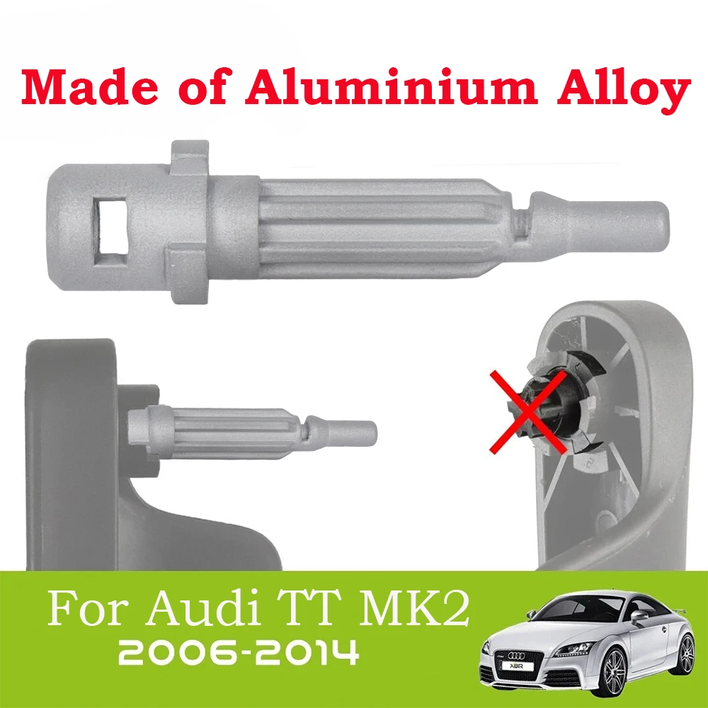 

Metal Engine Hood Unlock Lever Pin Aluminum Alloy Machine Cover Handle Shaft Rod Applicable To Audi TT MK2 From 2007 To 2014