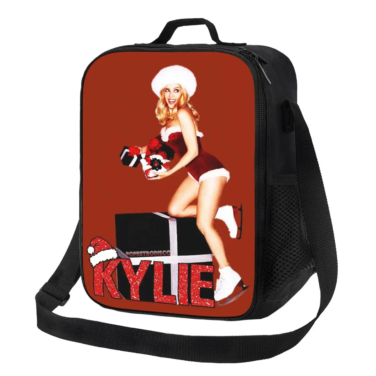 

Детские сумки для обеда Kylie Minogue Santa, изолированная коробка для бенто, водонепроницаемая сумка для обеда, сумки для пикника, сумка-холодильник для женщин, студентов, школы