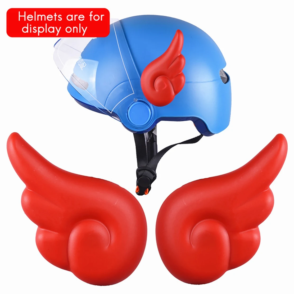 1 Pair Helmet Angel Wings Decoration for Snowboarding Skiing Biking Cycling Helmet Kids Adults Helmet Decoration 5