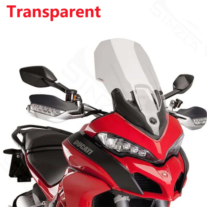 สำหรับ Ducati multistrada MTS950S MTS1200 MTS950 MTS1200S MTS1260 ENDURO 2015 16 17 18 19 20 21กระจกรถจักรยานยนต์กระจกบังลม