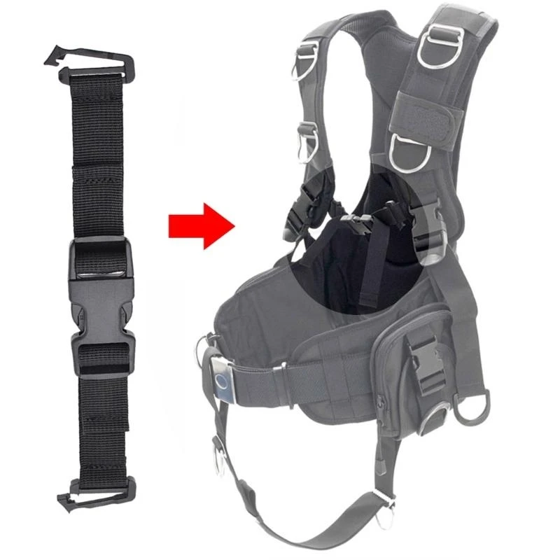 

Chest Strap Diving Harness Quick Releases Buckle Replacements for Scubas Diving
