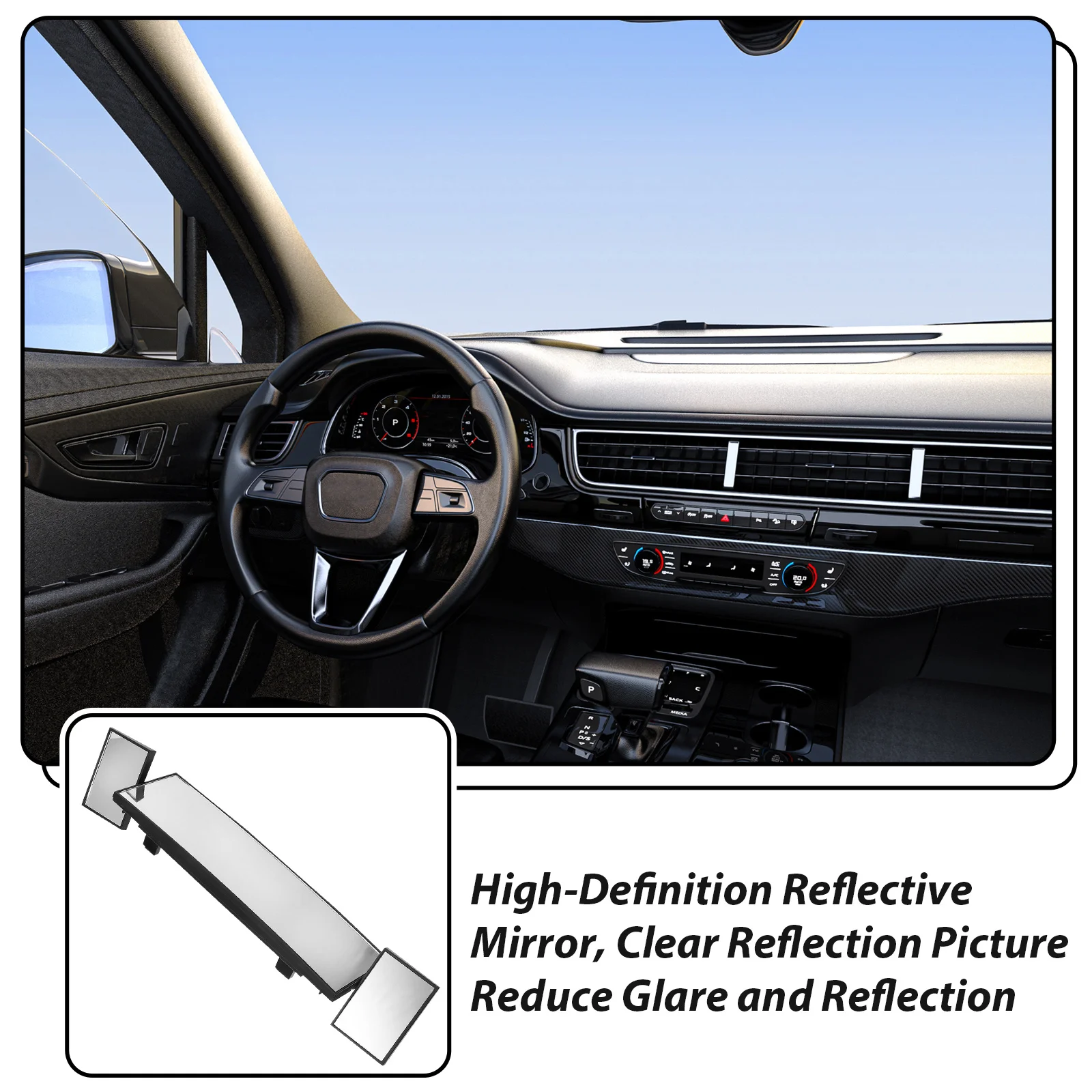 

Car Mirror Rear View Blind Mirrors for Rear-view Vehicle Rearview Auxiliary Automobile