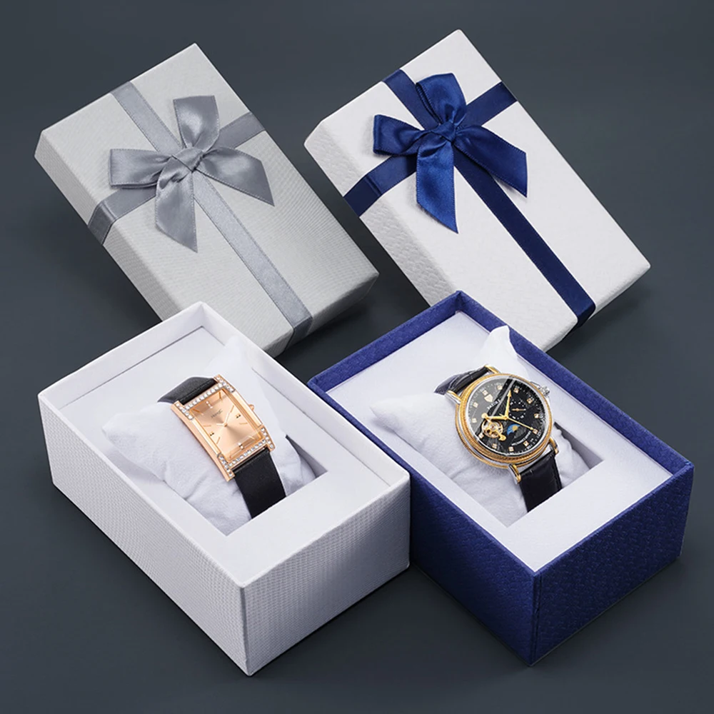 Luxury Watch Box Jewelry Wrist Watches Holder Display Storage Box Organizer Case Gift Wrap Packaging Boxes Bracelet Showcase