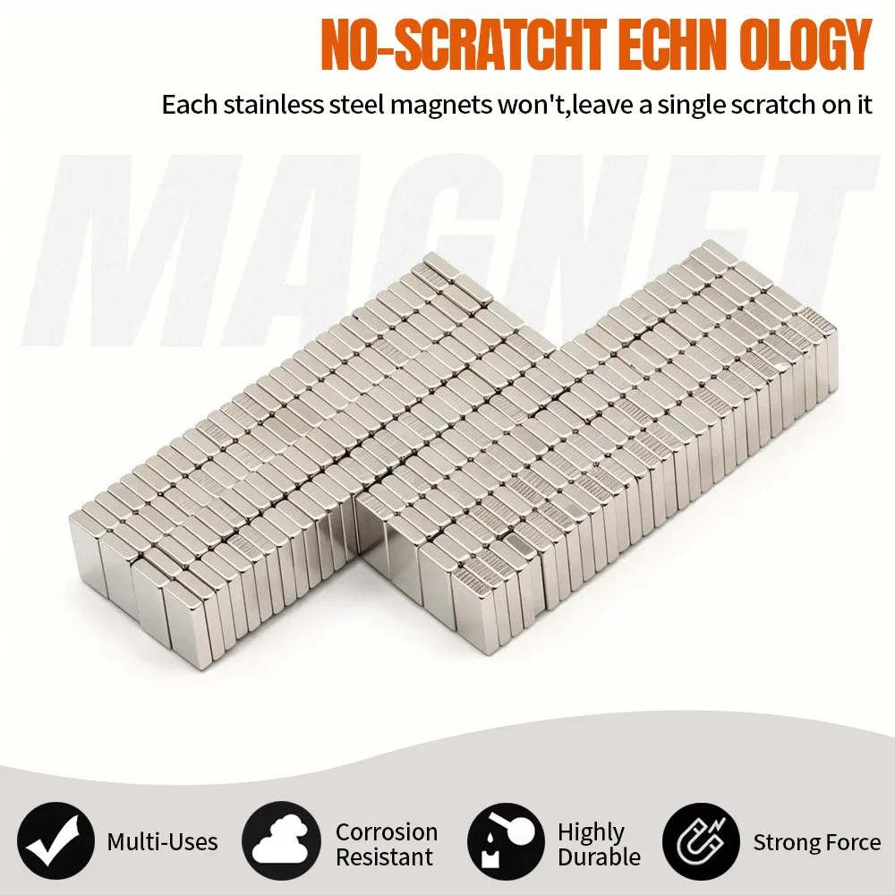 10X5X2mm block Imanes Refrigerator magnets for Office Whiteboard fridge high-performance DIY