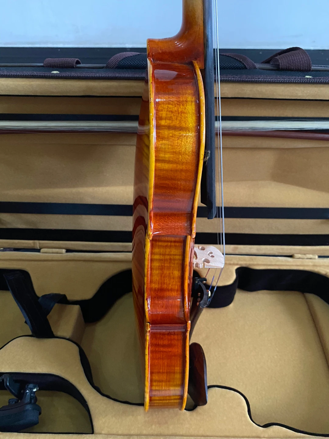 Full Size handmade violin 4/4 3/4 solid wood Spruce Panel Maple Back violino Professional playing instrument with Case + bow