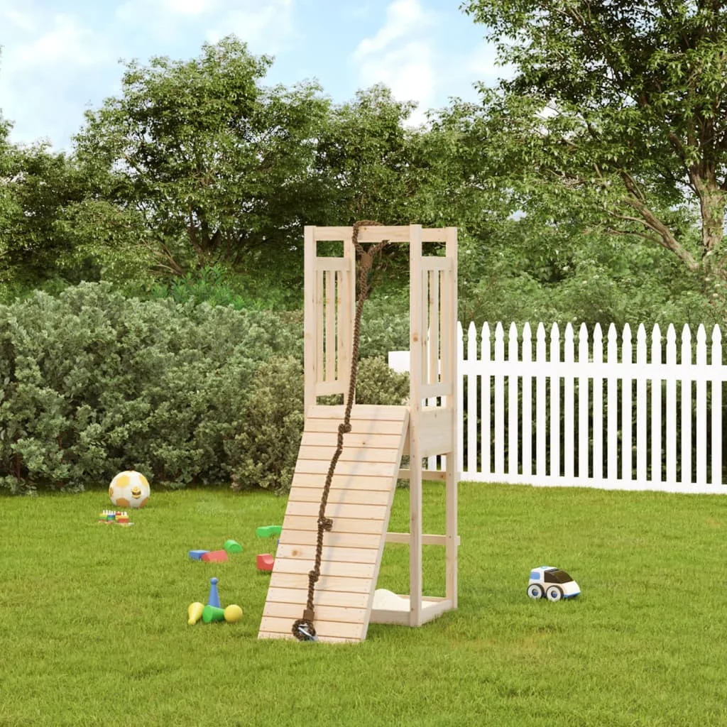 Solid pine wood climbing wall Playhouse