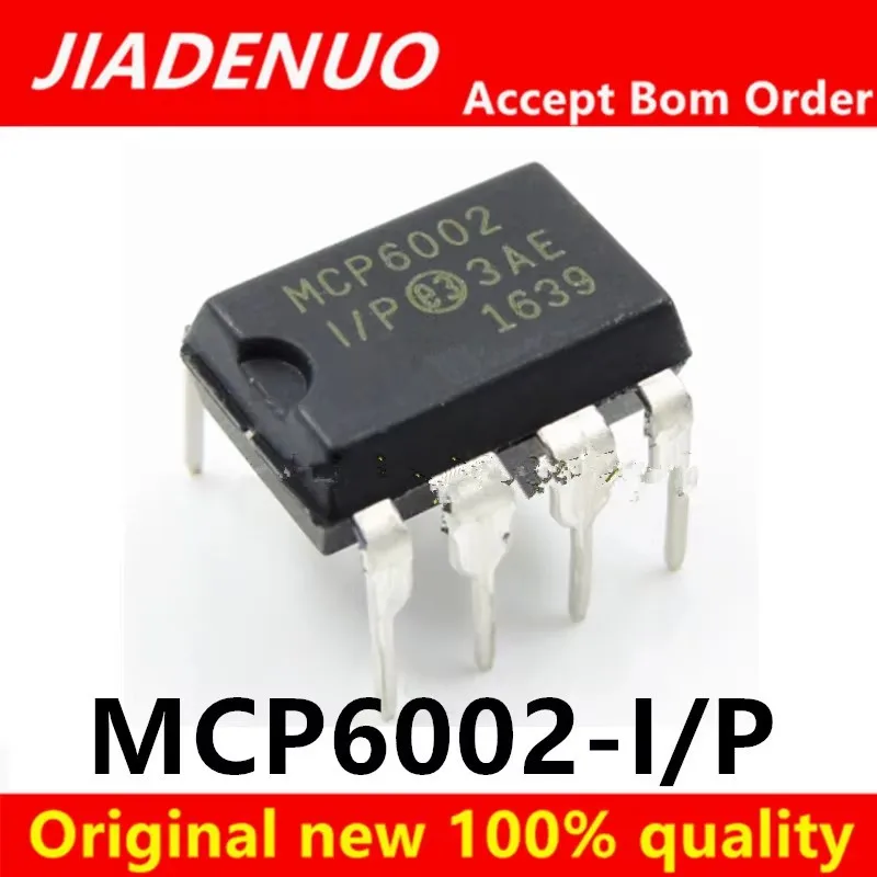 (5-10pcs)100% Original New MCP6002-I/P MCP6002 DIP-8 Chipset