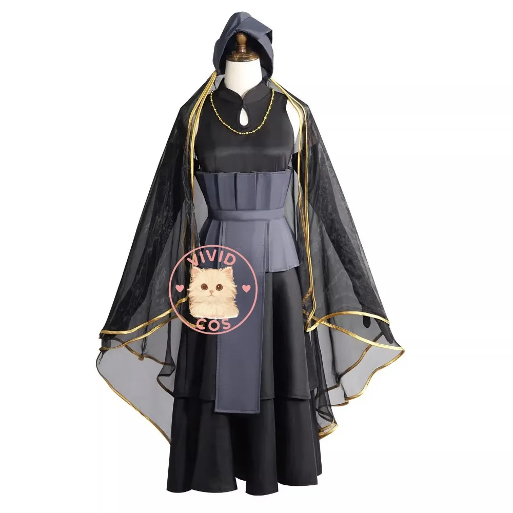 ฮินาตะ ฮิวงะคอสเพลย์อะนิเมะชุดแต่งงานสีดำชุดเล่นบทบาทเสื้อผ้าสำหรับผู้หญิงผู้ใหญ่คอมมิคคอนปาร์ตี้ฮาโลวีน