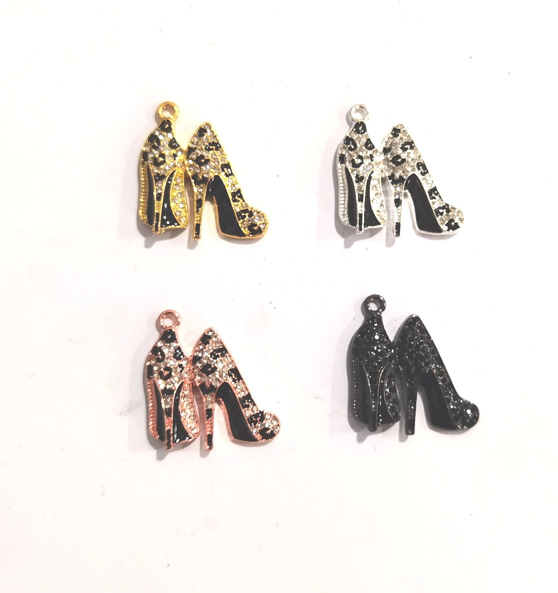 

10pcs Aolly High Heel Charms for DIY Bracelet Bangle Making LTC0844~LTC0847