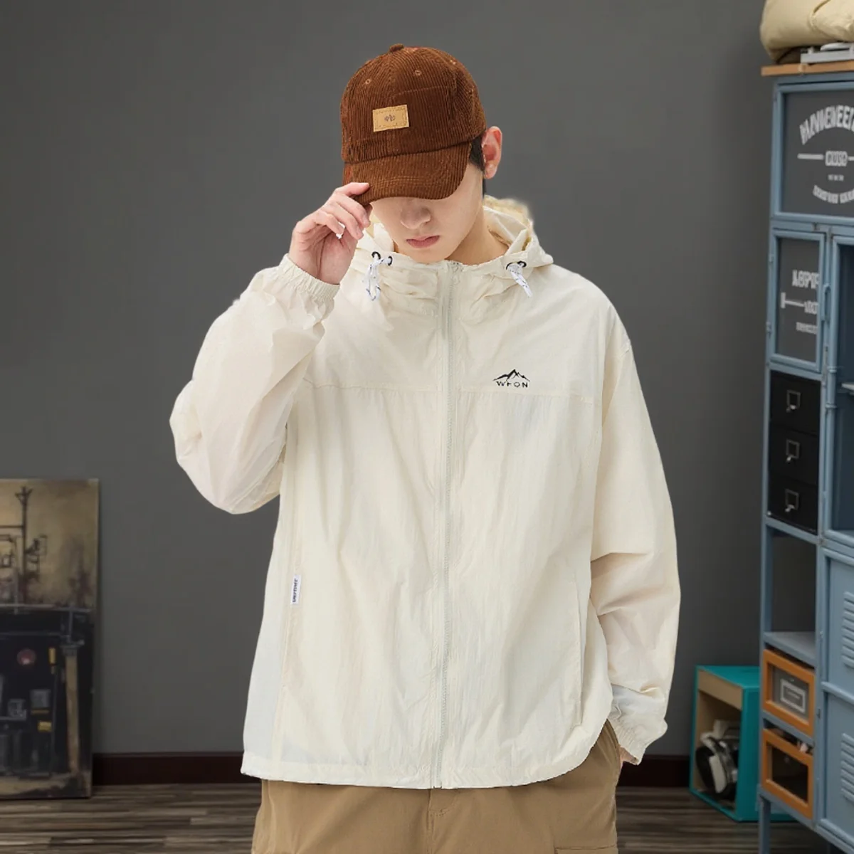 

Men's Summer 2025 New Faion Sport Outdoor Fiing Sun Protection Clothing Couple's Skin Clothes Loose Fit Printed Long S...