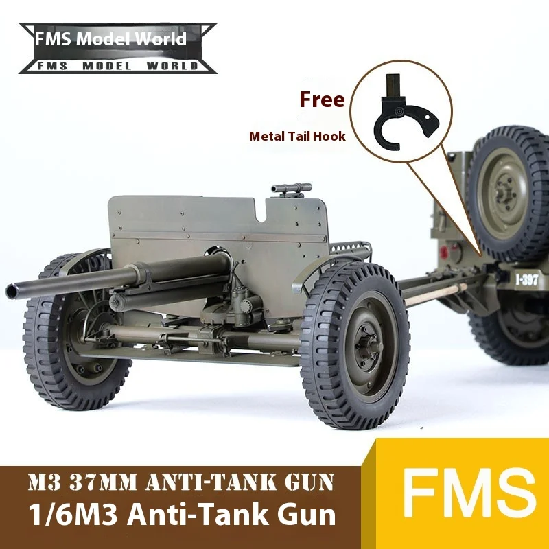 Fms 1:6 1:12 Scalatori Willis Auto telecomandata Accessori originali Simulato Anti serbatoio Pistola Modello staccabile Traino Pesante Pistola Rc