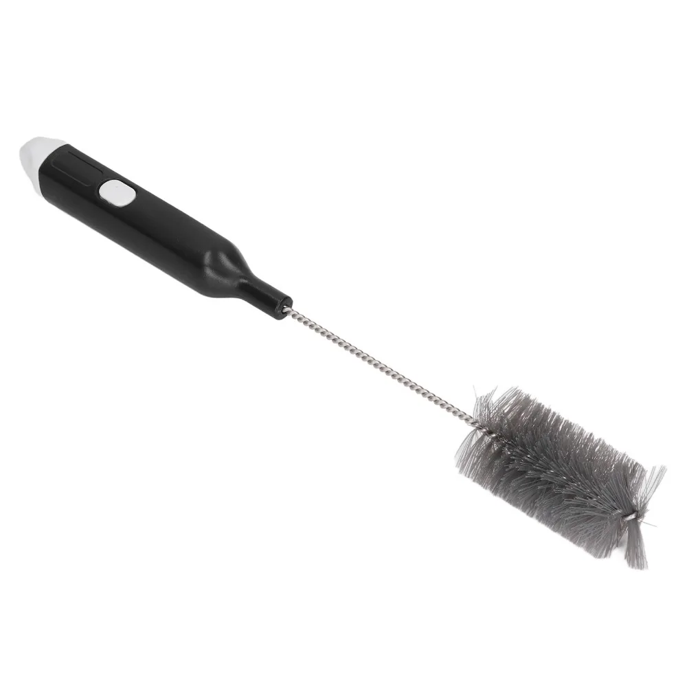 Durable ABS Bottle Cleaning Brush Black Flexible Long Handle Brush Long Handle Reusable Tank Cleaning Brush Vacuum Cleaner Tank