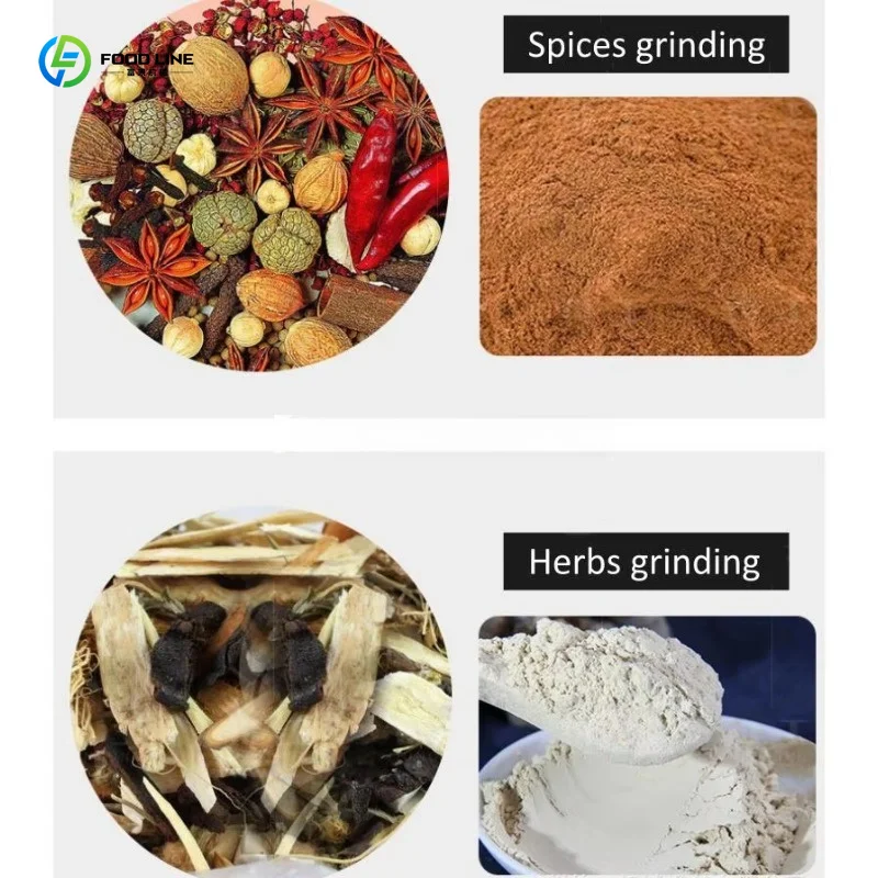 Customized Multifunctional Mixer Grinder For Dried Herbal Root Sugar Pepper Cassava Leaves Tobacco Leaves Processing For Sale