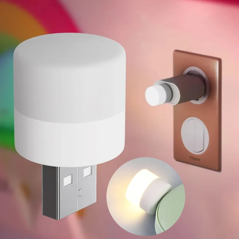 

Светодиодные настольные лампы, вилка для комнаты, USB-светильник, ночной мини-книги для чтения, украшения, теплые/белые средства для глаз, оптовая продажа, спальня