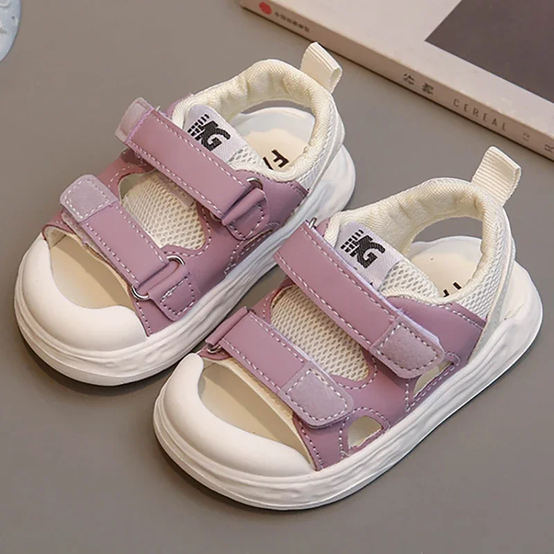 

Summer Children Sandals For Kids Trend Fashion Baby Boy Sport Sandals Ergonomics Anti-crash Girl's Sandals Summer Beach Shoes