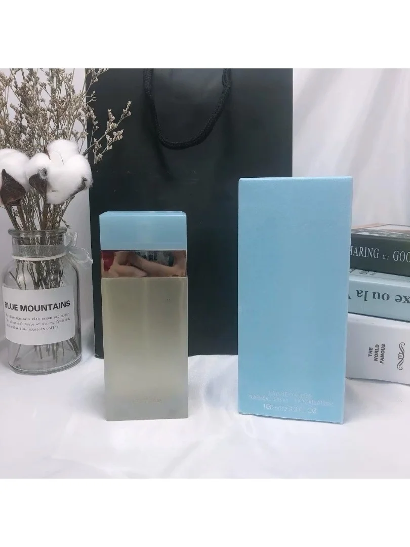 

100ML Arab Perfume Men Long Lasting Cologne Light Blue Eau De Toilette Spray for Women Women Luxury Perfumes