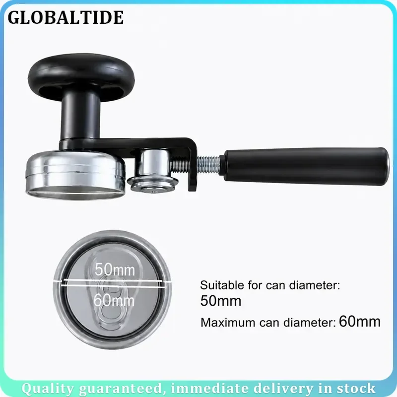 Portable 55mm Can Sealer Handheld Sealing Tool for 55mm Diameter Cans Easy Seal for Milk Tea Beverage Containers Food Grade