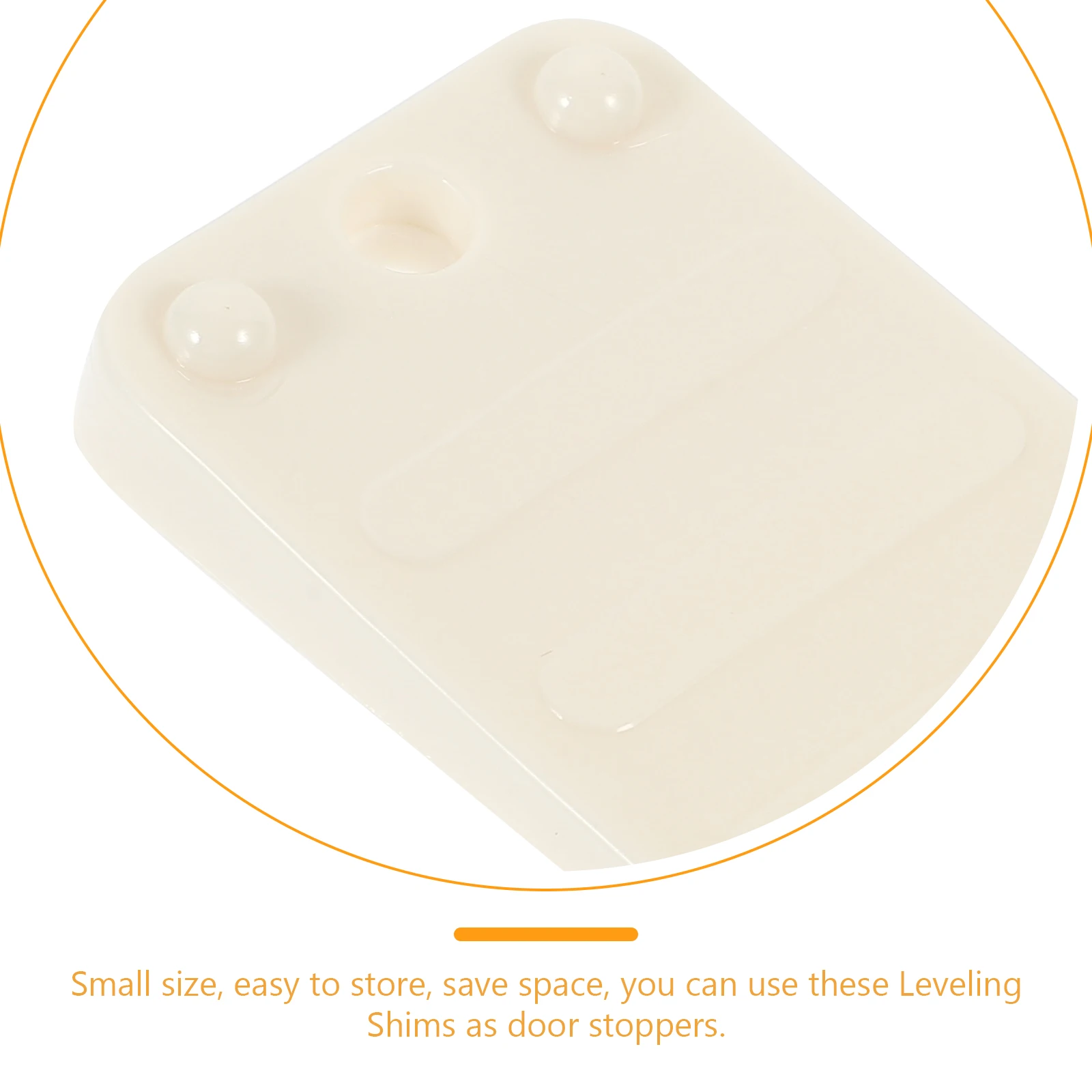 30 قطعة الحشوات البلاستيكية لتسوية منصات زيادة الأثاث التسوية المضادة للانزلاق الجدول أريكة خزانة الطابق حامي توقف الباب