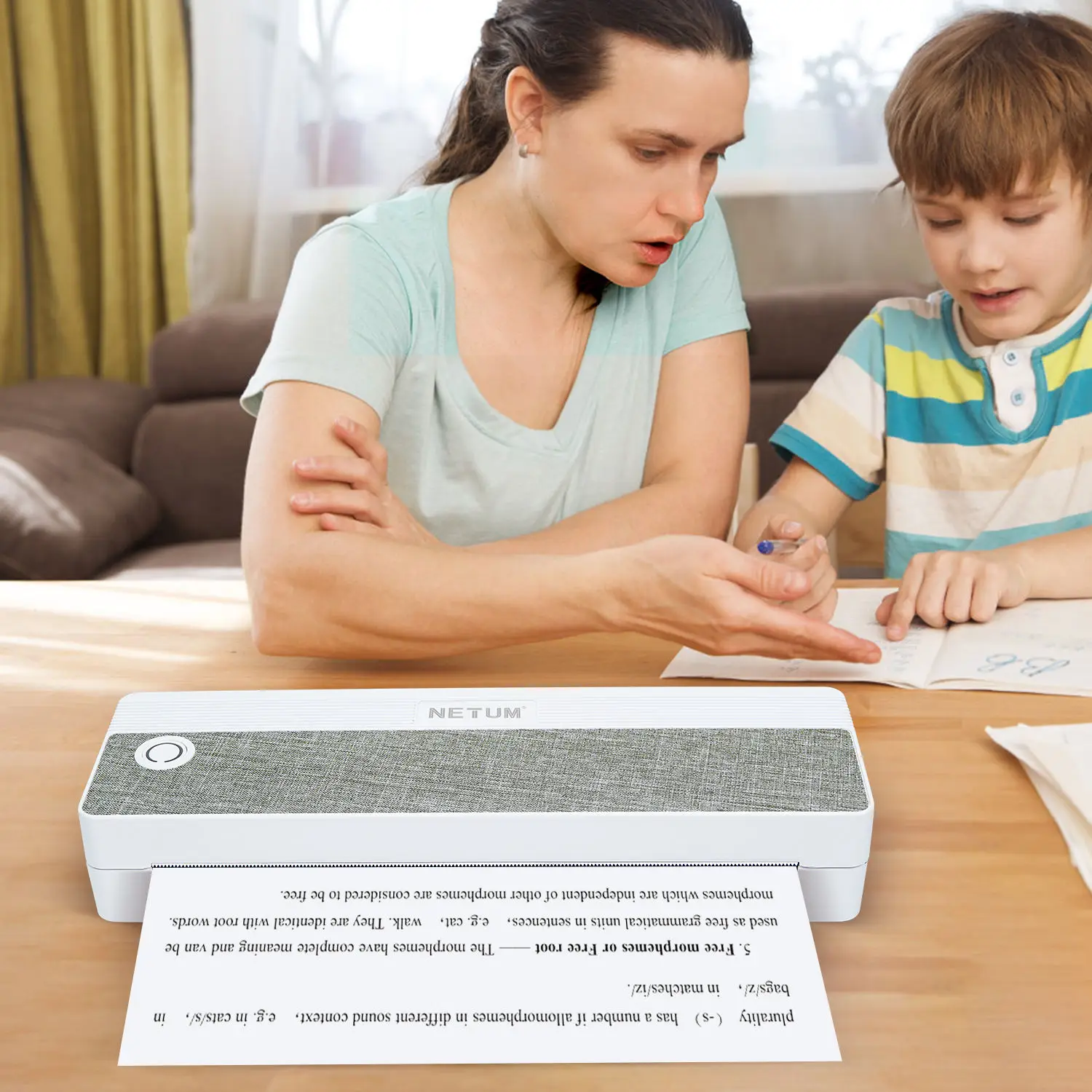 Portable Printers,XL-A408 Wireless Bluetooth Printers Support 2.2