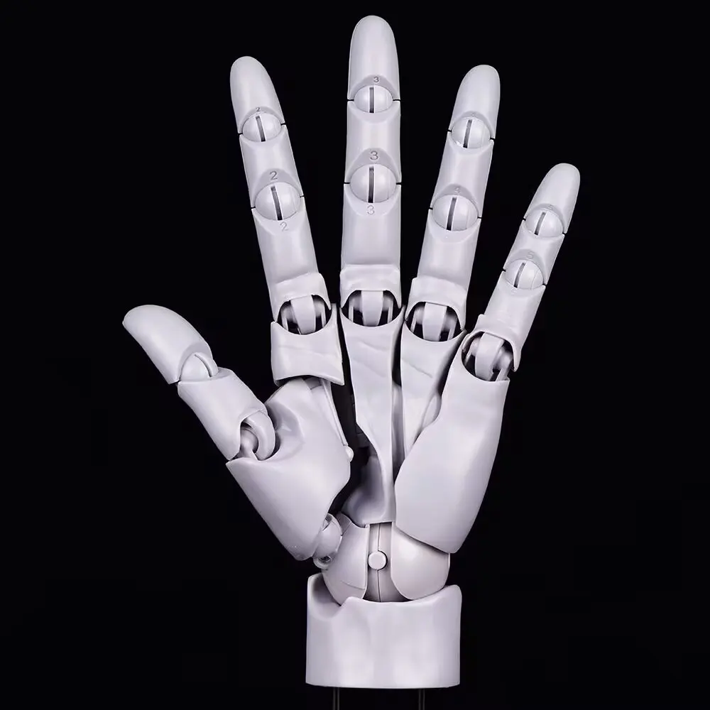 1:1 신형 가샤폰 캡슐 토이 관절 가동 손바닥 모델 예술적 프리미티브 기계 팔 피규어 데스크탑 장식 어린이 선물