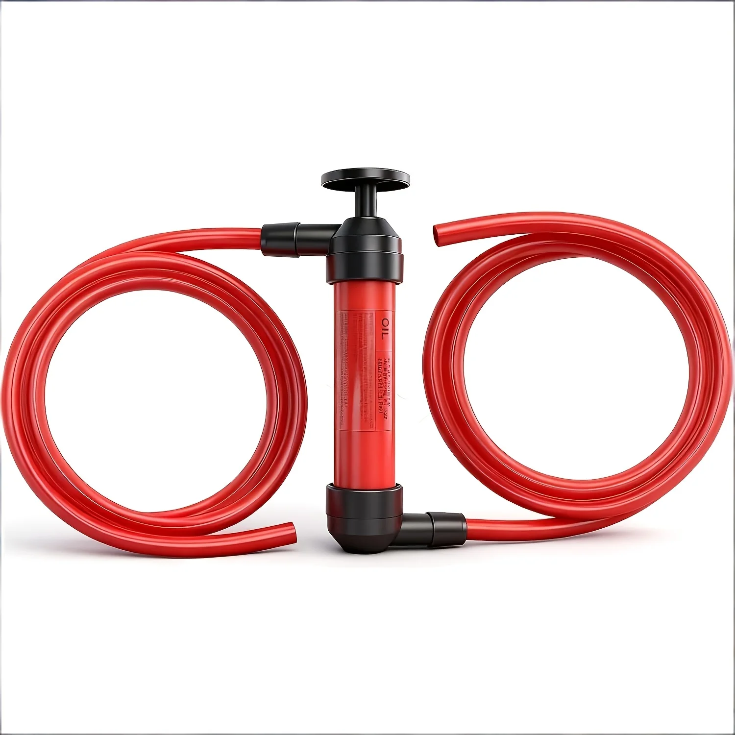 Fluid Transfer Pump Automotive, Oil Transfer Pump, Hand Pump Siphon, Multi-Use Hand Fuel Pump for Gas Oil and Liquids