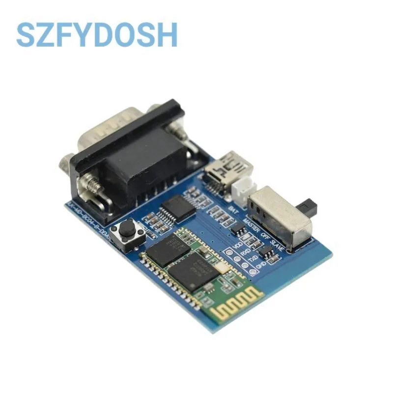 RS232 Bluetooth Serial Adapter Board Communication Master Slave 2 Modes 5V Mini USB Bluetooth Serial Port Profile Module