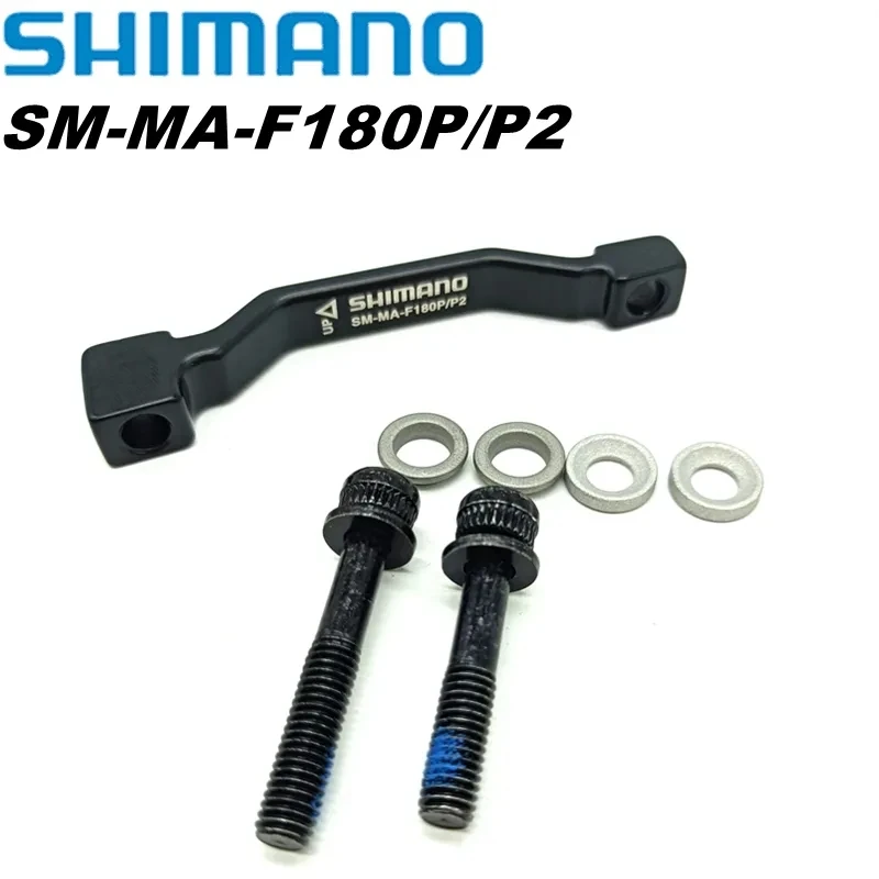 Shimano SM-MA-F180P/P2 Bike Disc Brake Caliper Adapter For Front 180mm 203mm Bicycle Original Shimano Disc Adapter